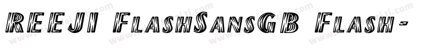 REEJI FlashSansGB Flash字体转换
